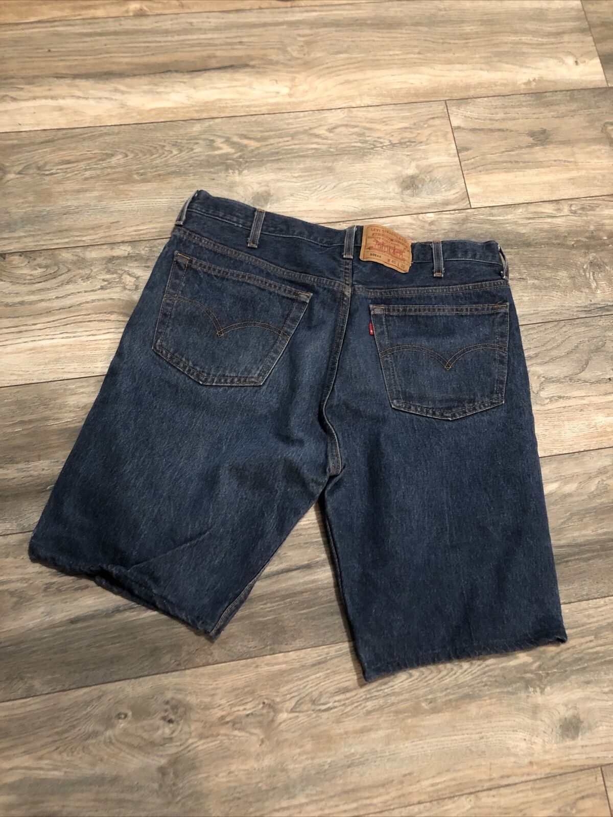 Vintage USA Levi’s 501xx Custom Made Shorts Size … - image 1