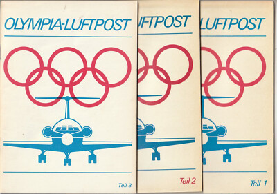 Günter Sauer - Olympia-Luftpost Teil 1 - 3 komplett mit Punktbewertung