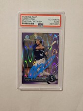 Harry Ford Bowman Chrome Purple Raywave Refractor PSA/ DNA Certified Autograph