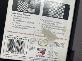 The Chessmaster Nintendo NES Complete in Box Manual 