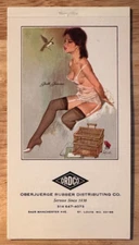 Elvgren pin-up 1974 calendar/notepad - St. Louis, Missouri