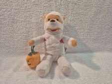Disney Store Halloween Winnie the Pooh as Mummy Mini Bean Bag Plush RETIRED