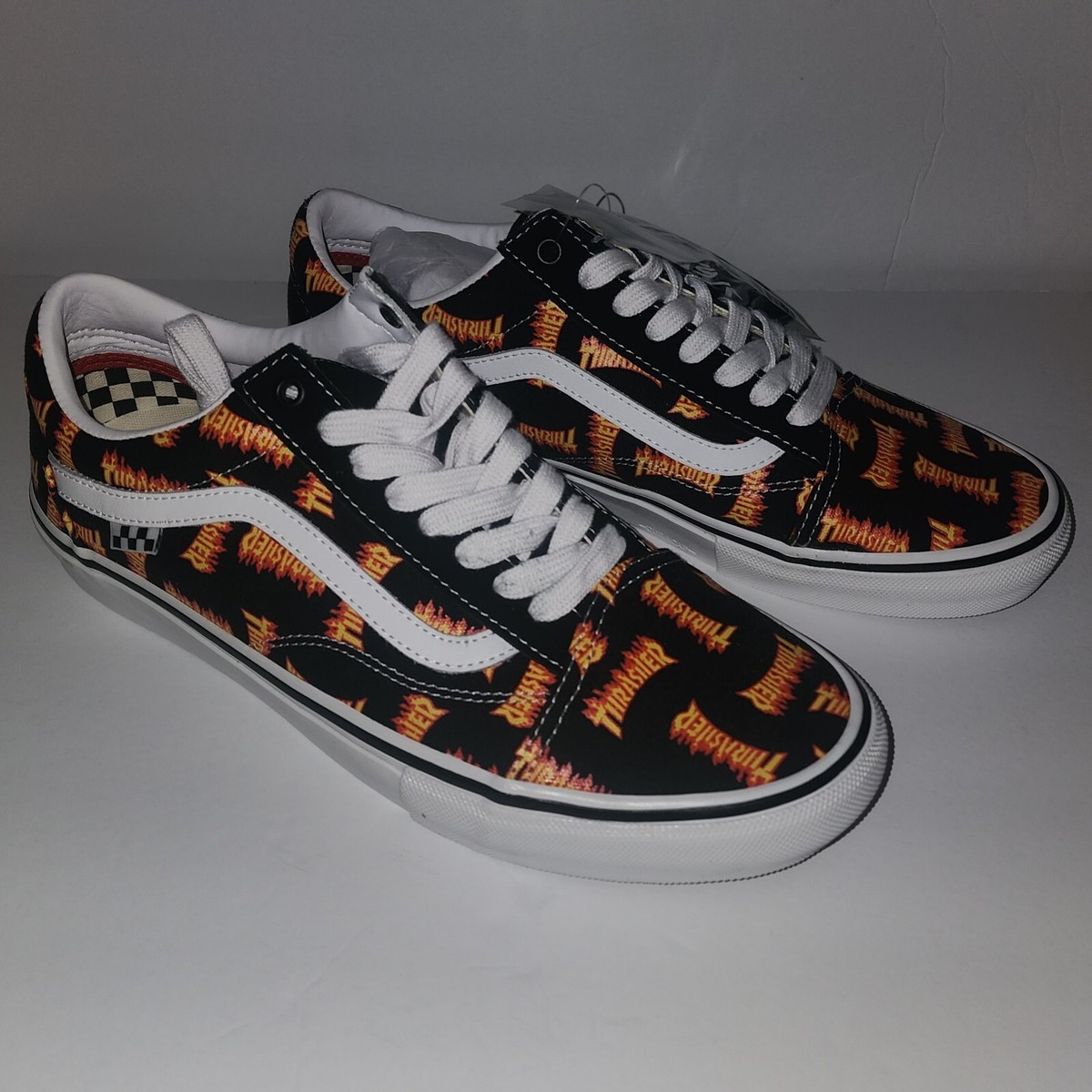 Vans thrasher men\'s 10.5 skater shoe new Vans X Thrasher Sk8 Hi Pro Black Men main image 3