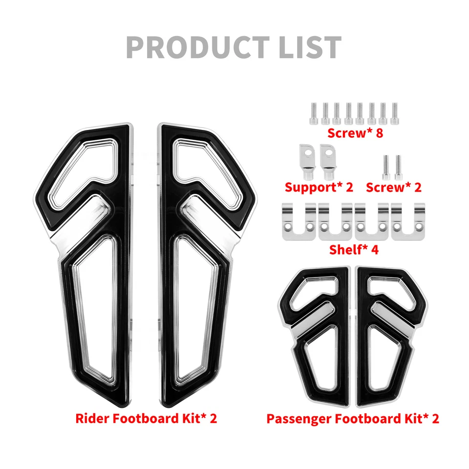 estriberas Empire para conductor y pasajero para Harley Street Electra Glide Foto 2 de 4