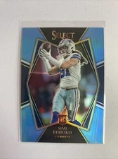 2021 Panini Select Premier Level White Prizm Die-Cut /99 Simi Fehoko Rookie RC