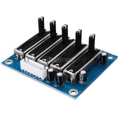 Stereo 5-band Equalizer EQ Board 5-segment Audio Tone Preamplifier Board