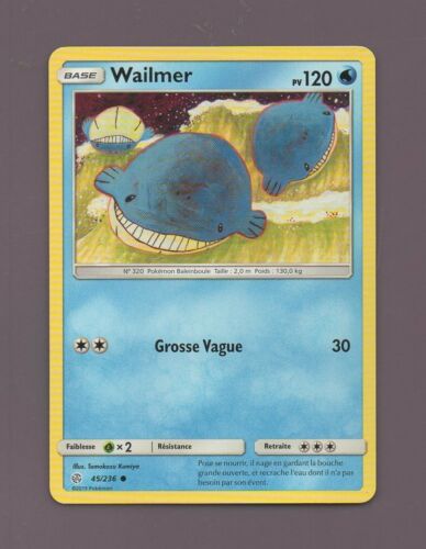 Pokémon n° 45/236 - WAILMER - PV120   (A9931) - Photo 1/1