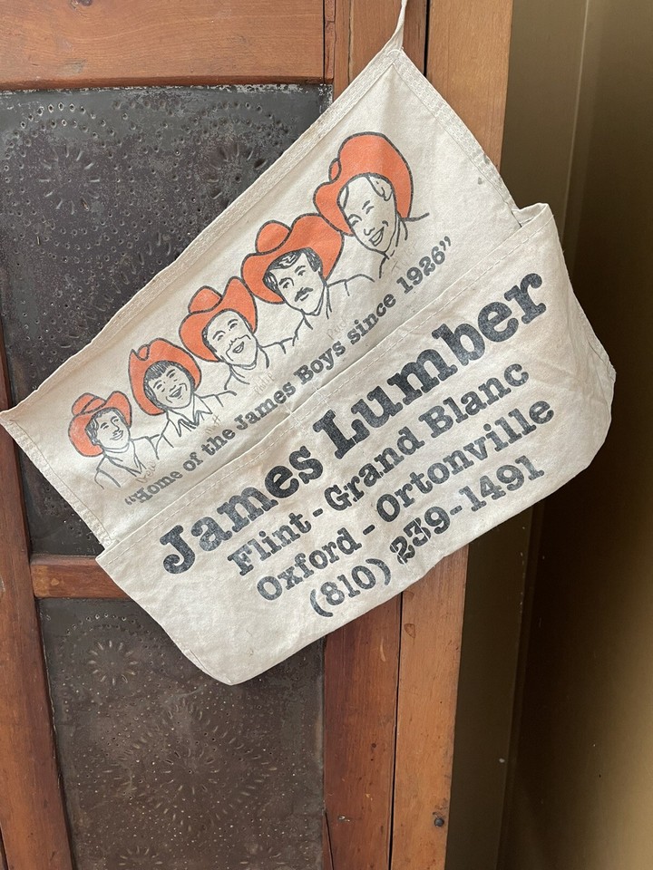 Vintage Signed Advertising James lumber Company Michigan Flint, Grand