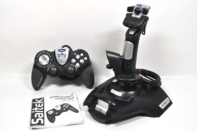 Saitek ST290 USB Programmable Pro Stick & P2500 Rumble Force Pad Controllers PC