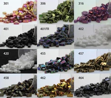 Miyuki Half Tila 2 Holes Beads - 5grs Bag Various colors