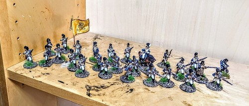 28mm Napoleonic Wurttemberg infantry firing line Black Powder - Picture 6 of 6