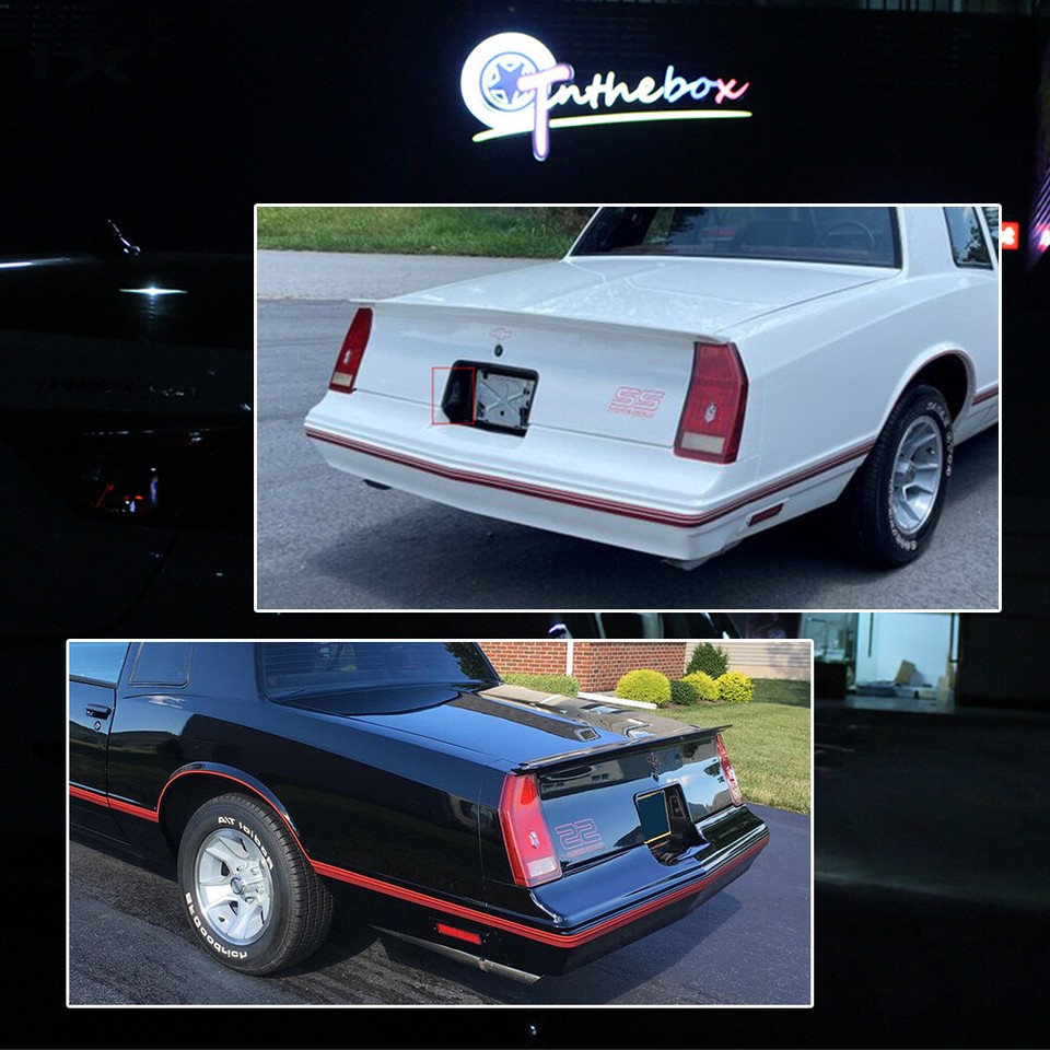 2x Rear License Plate Light Housings for 79-88 NEW Monte Carlo Monte ...