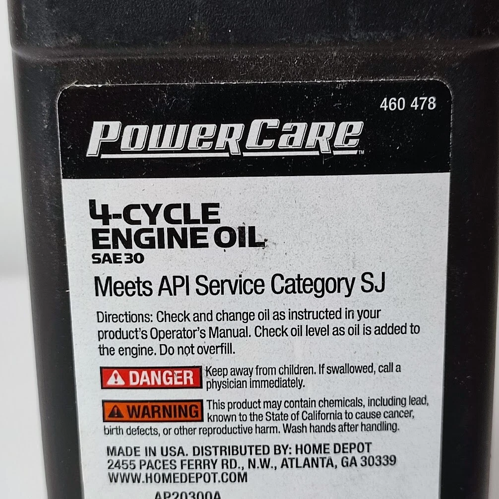 Power care on sale 2 cycle oil