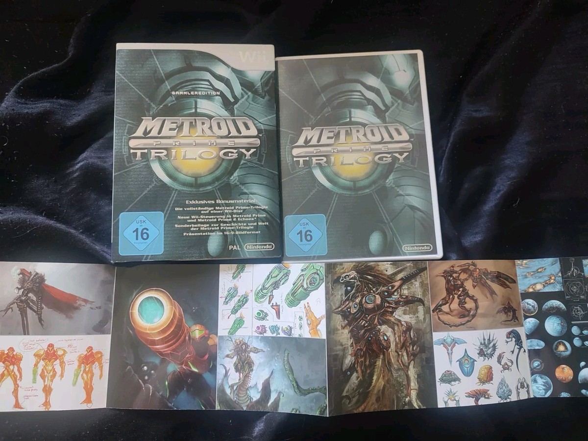 Metroid Prime Trilogy (Nintendo Wii, 2009) European Version [GER