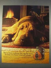 1989 Courvoisier X.O. Cognac Ad - Threw Yourself A Bone