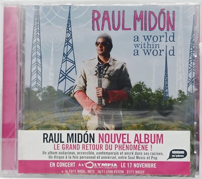 CD RAUL MIDON - A WORLD WITHIN A WORLD neuf sous blister