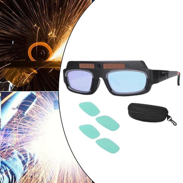 Welding Goggles Auto Dimming Anti-Scratch Welder Glasses for Plasma Cut ARC Mig