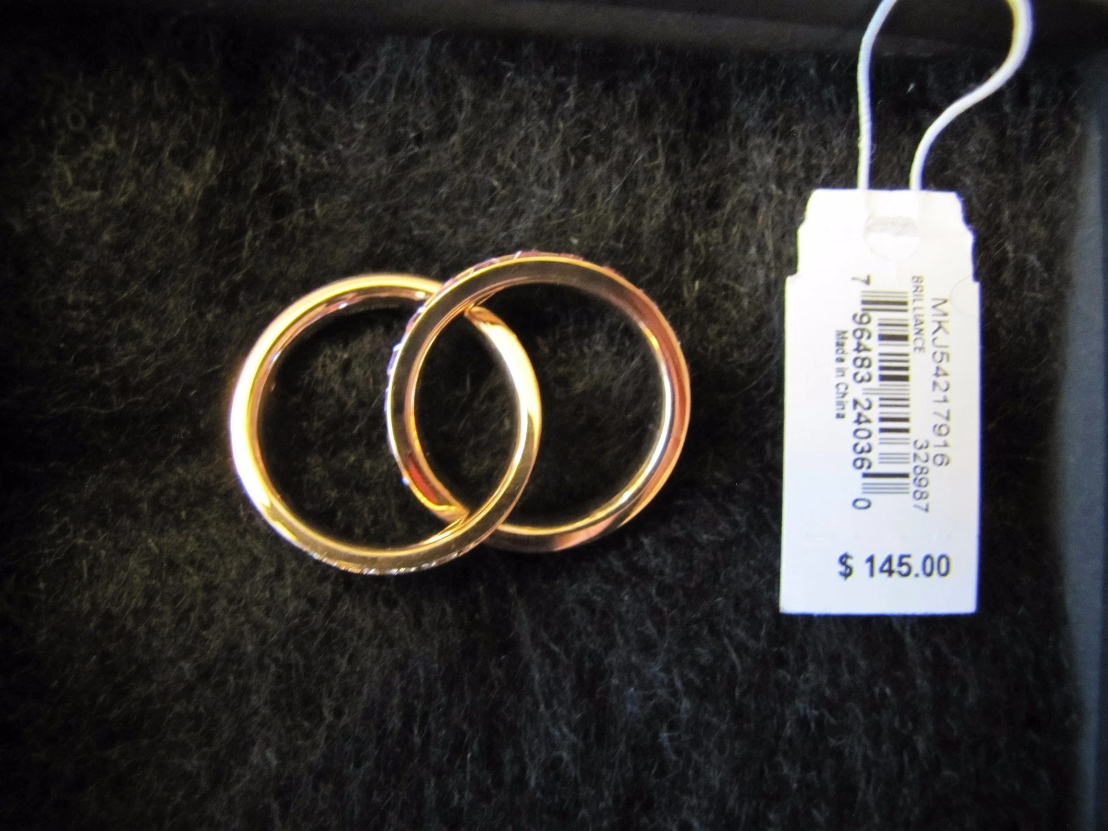 Nuovo anello crossover brillantezza oro e lavanda Michael Kors! Da vedere!!!!