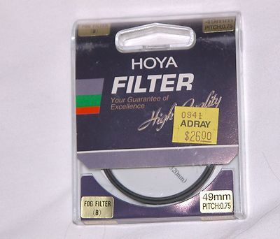 49mm Hoya Fog B Glass Lens Filter Japan Genuine Fog-B 49 mm 