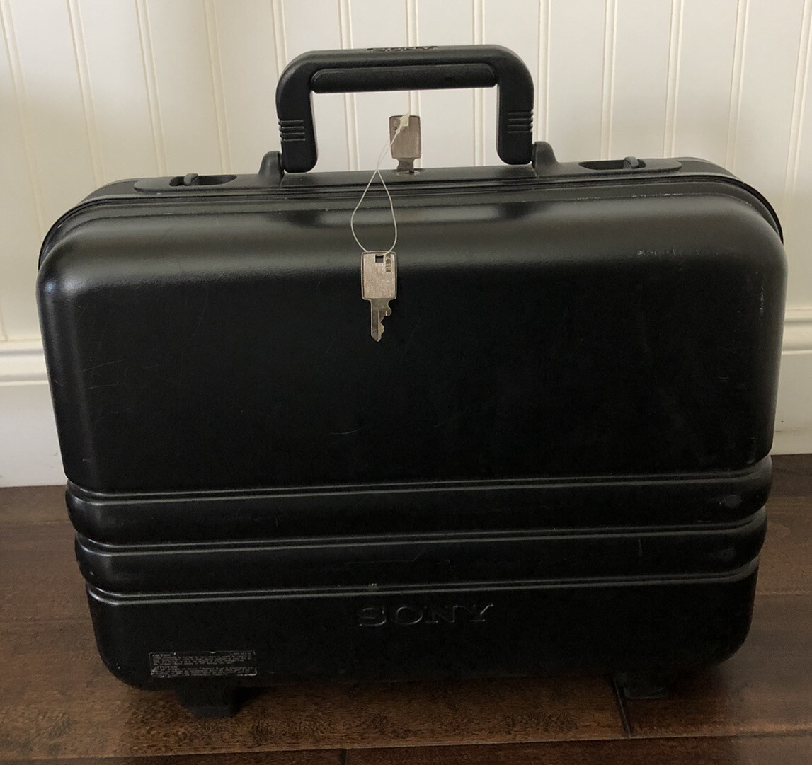 Vintage Sony Hard Shell Video Camera Camcorder Storage Carrying Case w