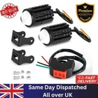 2Pcs Motorbike Driving Fog Spot Light Lamp Motorcycle LED Headlight For SUV ATV