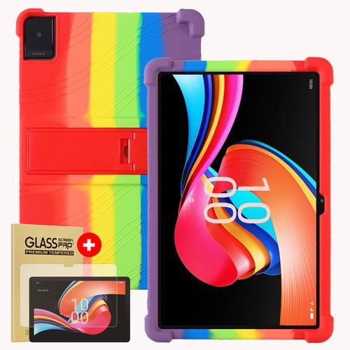Case For TCL Tab 10L Gen 2 Gen 3 10.1" 2024 Silicone Shockproof Stand Case Cover - Picture 34 of 49