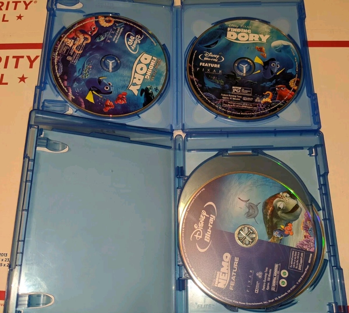 NEE CD・Blu-Ray CD・DVD Finding Nemo (Blu-ray/DVD) & Finding Dory (Blu-ray/DVD) | eBay