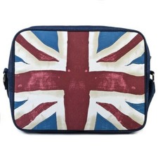 PEPE JEANS Sac Bandoulière Croix Corps Messenger ORLEANS UNION JACK Comme NEUF