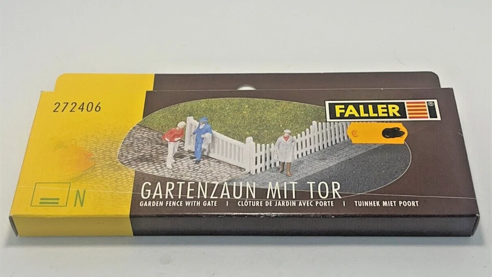 Echelle N FALLER 272406 Jardin Clôture 1:160 540mm Scellé Boîte - Photo 2/4