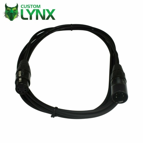 Rean Neutrik 10m 5 Pin DMX Cable. Lighting Lead. Male XLR to Female XLR. PRO eBay