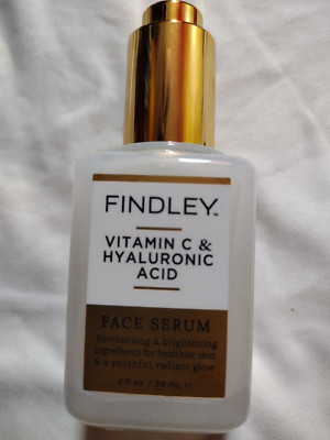NEW Findley Vitamin C and Hyaluronic Acid, Face Serum, Revitalizing and 2 FL OZ.