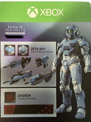 Halo Infinite *FULL* Zeta Sky Bundle DLC | Block Shift Action Red