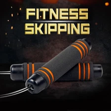 Jump Rope Aerobic Exercise Boxing Skipping Adjustable Bearing Speed Fitness