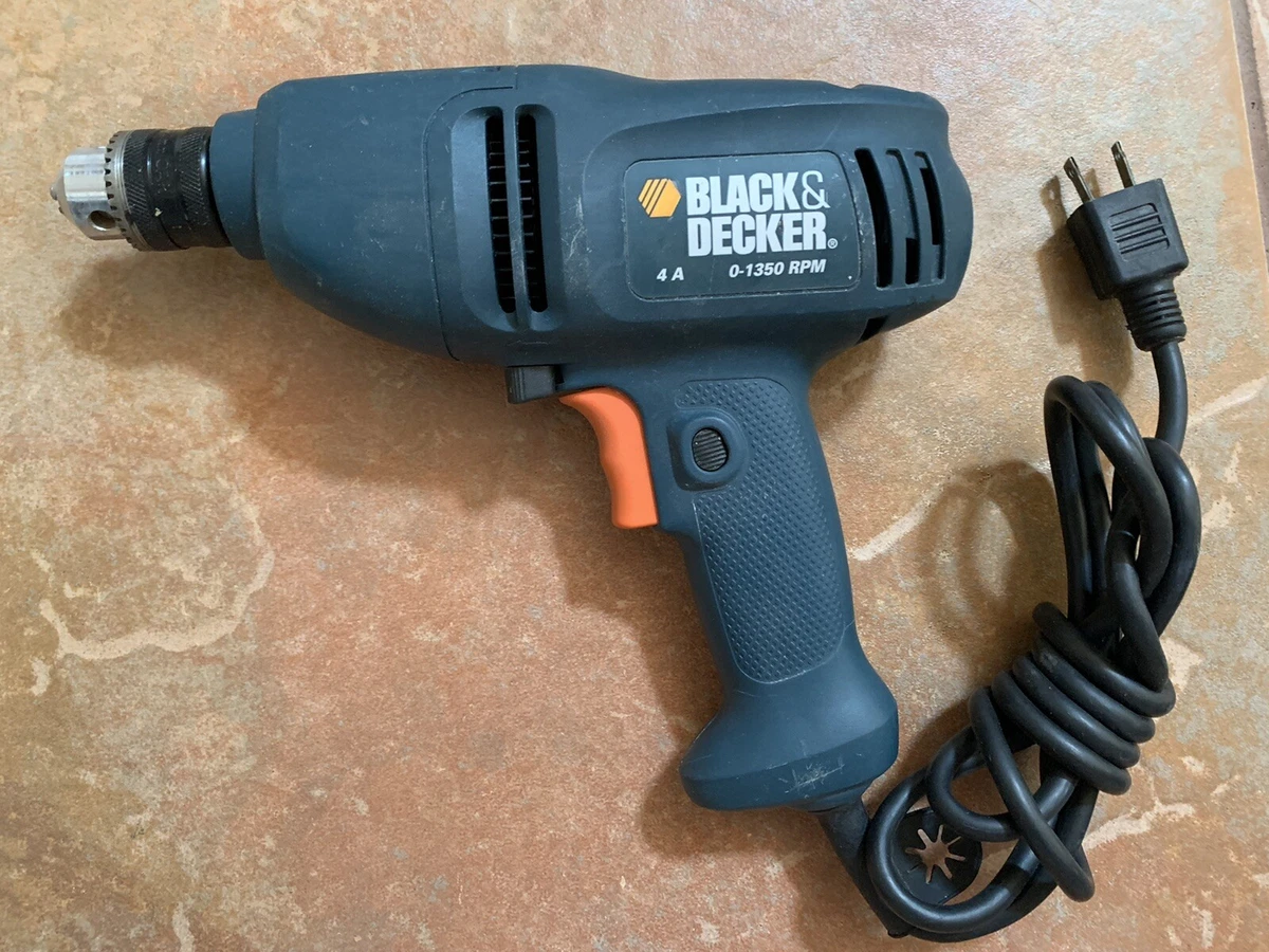 Black and sale decker drill rpm
