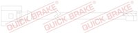Quick Brake WS 0322 A Warnkontakt, Bremsbelagverschleiß FüR Porsche, VW