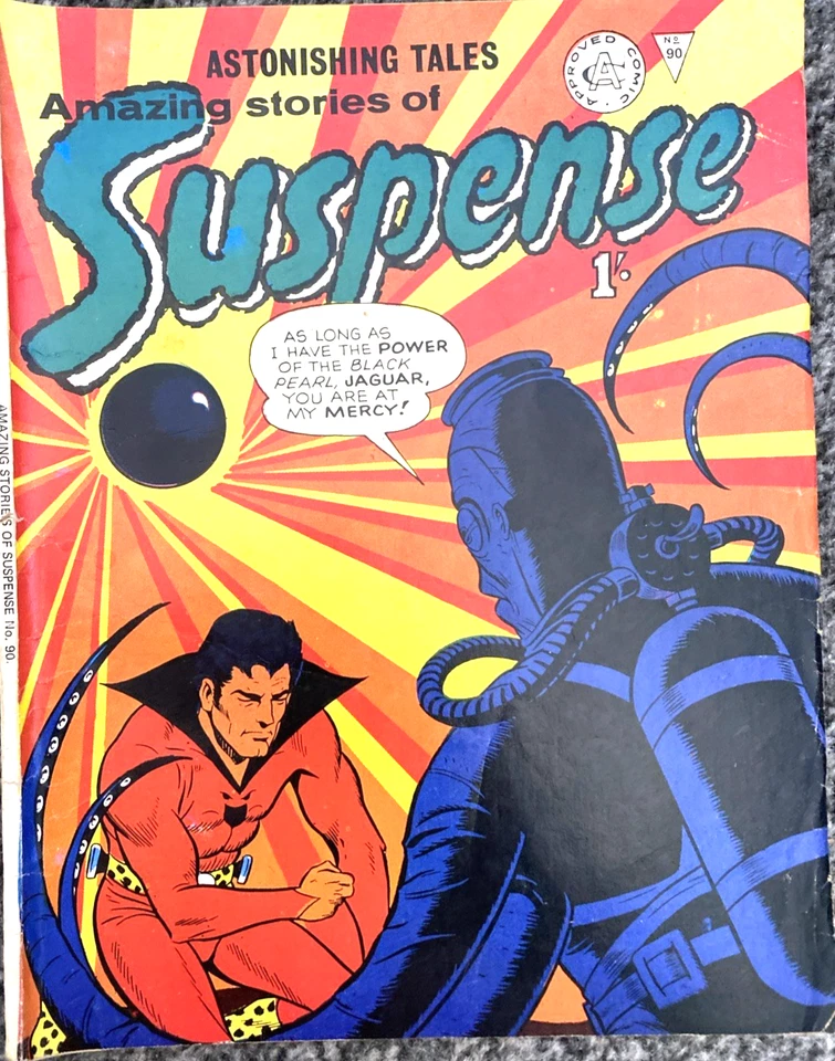 AMAZING STORIES OF SUSPENSE. NUMBER'S 90-91 99 104 125 & 203 (6 ALAN CLASS LOT). - Image 2 of 4
