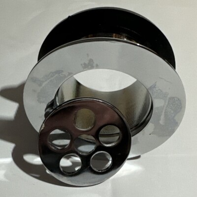 Peerless Unterputz Gitter Ablaufgarnitur mit abnehmbarer Oberseite ungeschlitzt - 1 1/2'' Chrom 201616