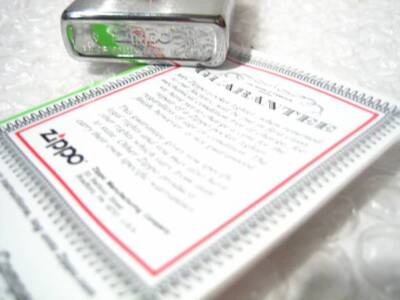 Zippo Oil Lighter Kawasaki Emblem Logo Silver Brass Regular Case