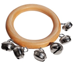Maracas Holz 2er Set Holzrassel rosa u Rassel Greifling Musikrassel gelb