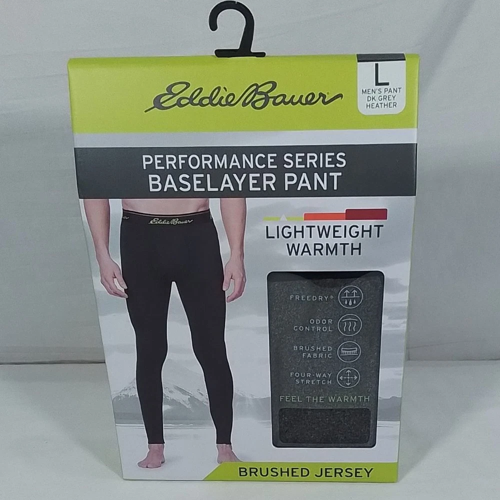 Men's Eddie Bauer Performance Series Baselayer Pant Dark Grey - VAR SZS - NIB
Opens in a new window