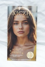 set of 10 gold speckles makeup patches