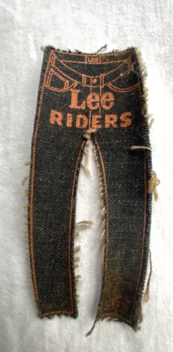 1950’s Vintage LEE RIDERS jeans redline era denim patch