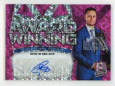 Stephen Curry 2018-19 Panini Spectra Award Winning Pink Autograph Card 08/15