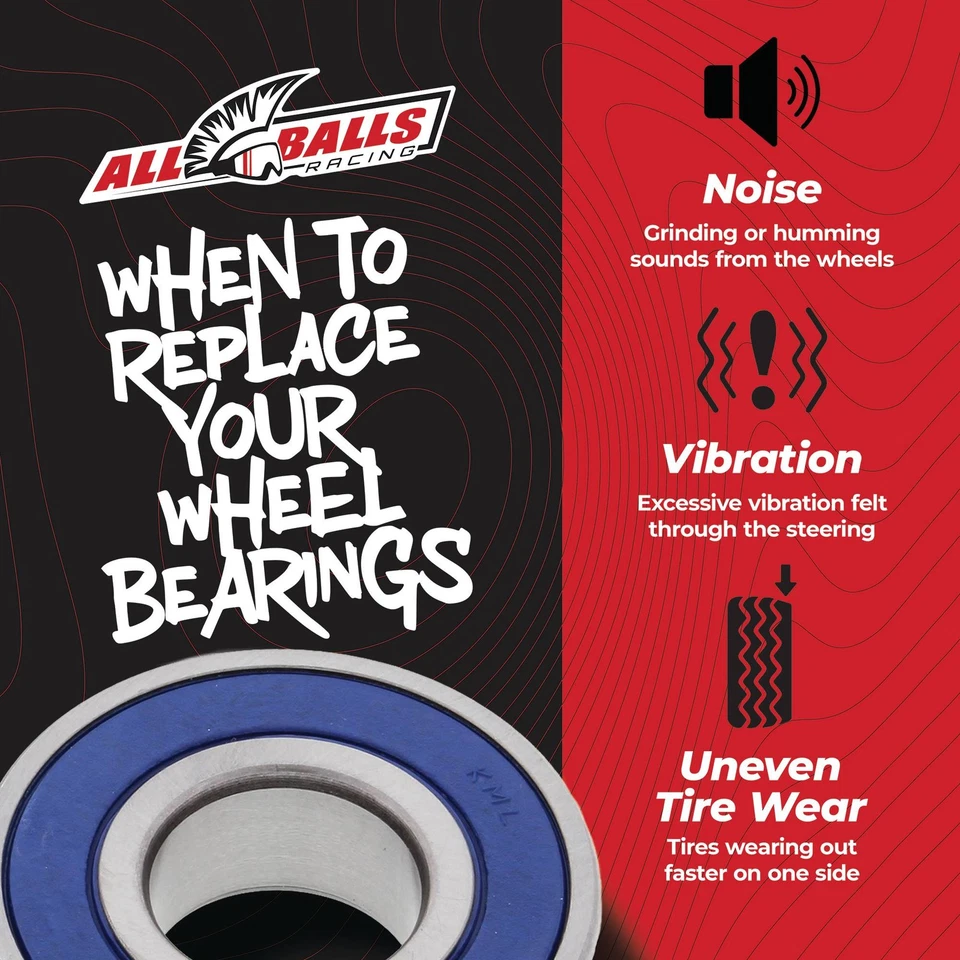 All Balls Front Wheel Bearing Seal Kit For Honda CB750F Super Sport 75-82 - Image 3 of 4