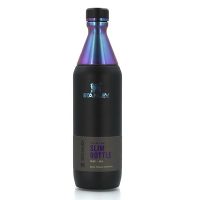 Stanley Slim Bottle 20oz Black Chroma Blue/Purple/Pink Iridescent New W/O BOX
