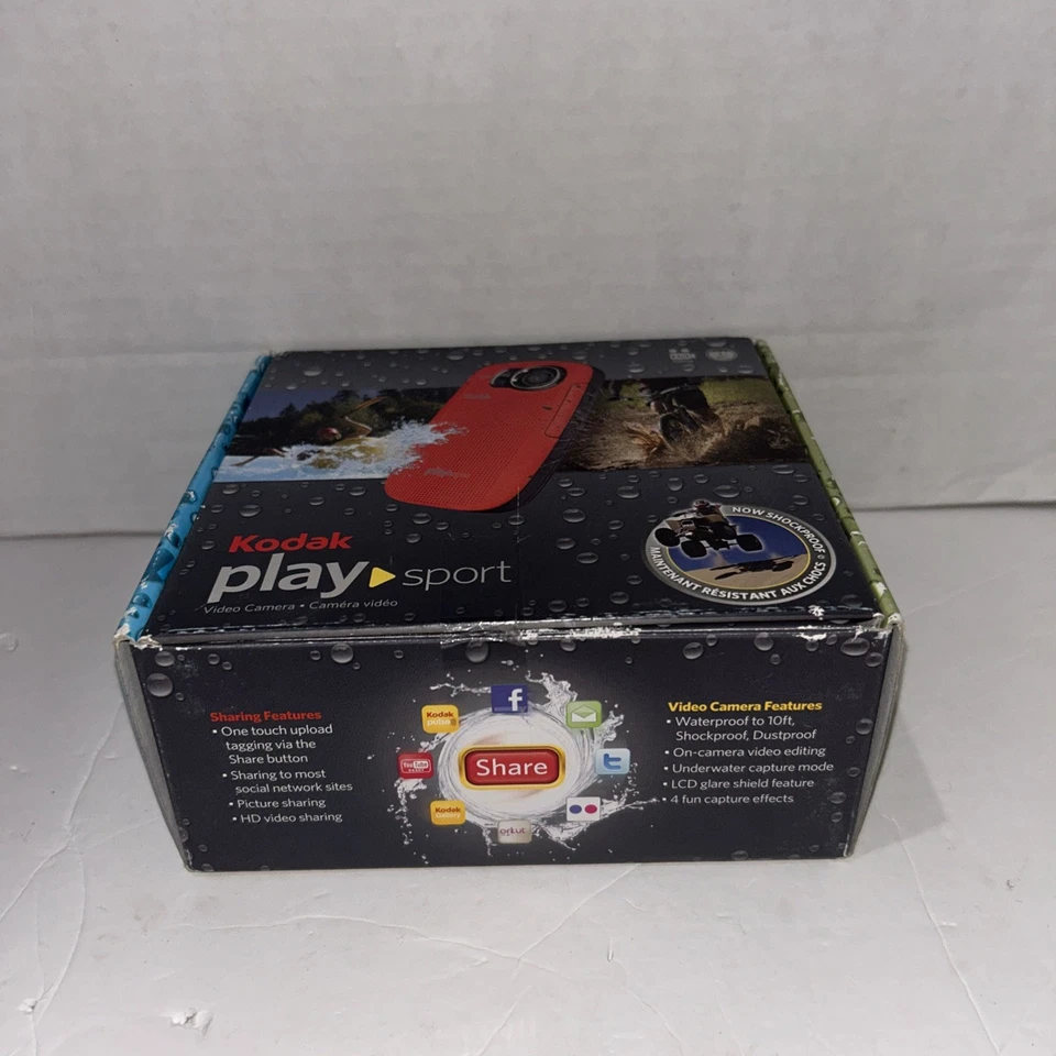 Kodak PlaySport Zx5 HD Waterproof Pocket Video Camera - New in Box Fast Shipping - Image 2 of 4