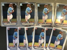 2026 Bowman Baseball Jose Urbina 1st Chrome Paper Lot Tampa Bay Rays