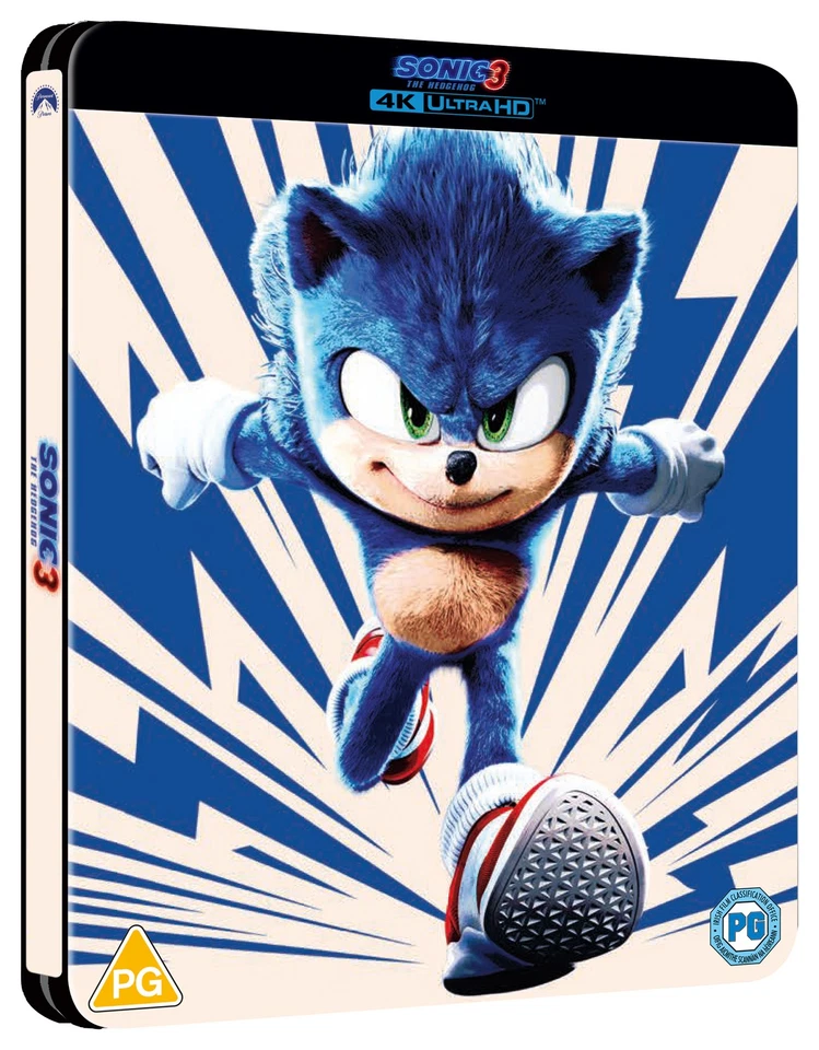 Sonic the Hedgehog 3 SteelBook #1 (Blue) (4K UHD Blu-ray) - Image 2 of 2