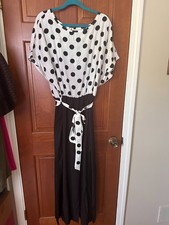 Women's Plus Size Tie Waist Jumpsuit