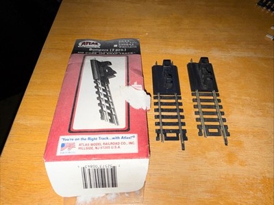 Atlas HO Scale Code 100 Nickel Silver Bumpers Set Of 2.